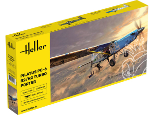 Heller maquette avion 30410 PILATUS PC-6 B2/H2 Turbo Porter 1/48