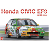 NuNu maquette voiture de Piste PN24021 HONDA CIVIC EF9 JACCS 1992 AIDA 1/24