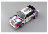 NuNu maquette voiture de Rallye PN24030 LANCIA DELTA S4 ’86 Monte Carlo Rallye 1/24