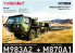 Modelcollect maquette militaire UA-72361 Camion tout-terrain U.S M983A2 Tractor et remorque M870A1 1/72