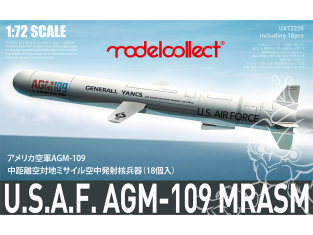 Modelcollect maquette Avion UA72228 Ensemble de 18 missiles américains AGM-109 ACM 1/72