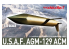 Modelcollect maquette Avion UA72227 Ensemble de 18 missiles américains AGM-129 1/72