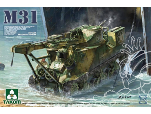 Takom maquette militaire 2088 US M31 char de dépannage 1/35