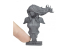 Yedharo Models figurine résine 0187 Buste Zodiaque Verseau hauteur 51mm