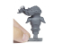 Yedharo Models figurine résine 0187 Buste Zodiaque Verseau hauteur 51mm
