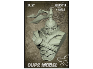 Yedharo Models figurine résine 0354 Buste Zodiaque Cancer hauteur 56mm