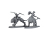 Yedharo Models figurine résine 0675 Femelle Wolfriders 2 miniatures Echelle 30mm