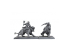 Yedharo Models figurine résine 1290 Wolfriders 2 miniatures Echelle 30mm