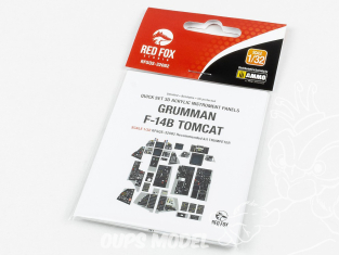 Red Fox Studio Tableaux de bord 3D avion RFQS-32082 Grumman F-14B Tomcat Trumpeter 1/32