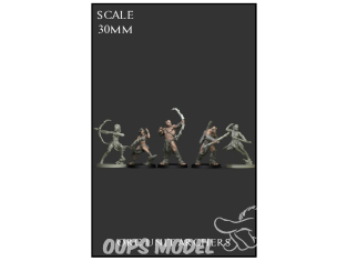 Yedharo Models figurine résine 1238 Archers des unités orcs Echelle 30mm