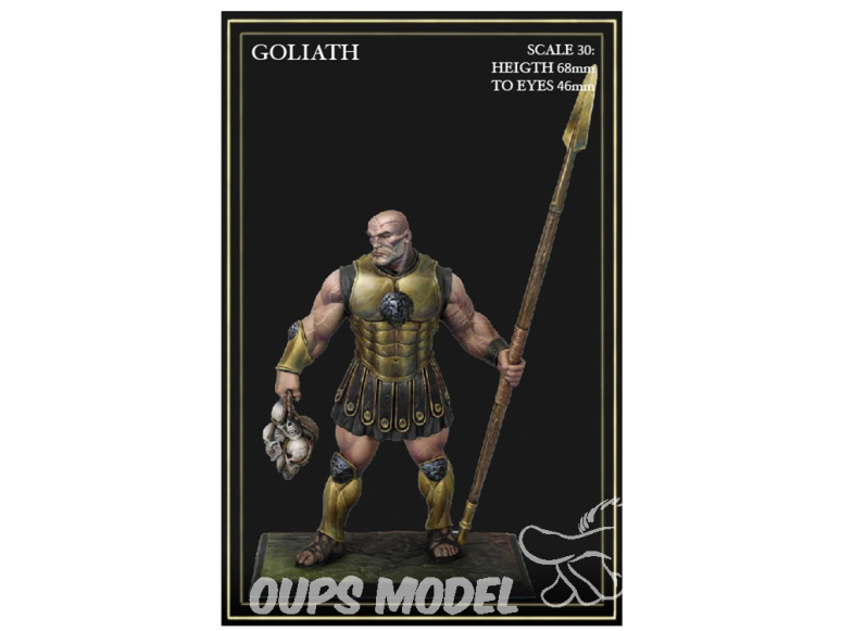 Yedharo Models figurine résine 1665 Goliath Echelle 30mm