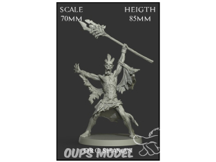 Yedharo Models figurine résine 1313 Orc Shaman Echelle 70mm