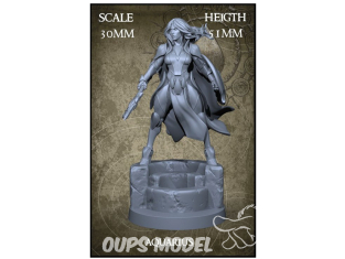 Yedharo Models figurine résine 0453 Zodiaque Verseau echelle 30mm