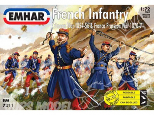 EMHAR figurine 7211 Infanterie Française 1/72