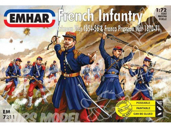 EMHAR figurine 7211 Infanterie Française 1/72