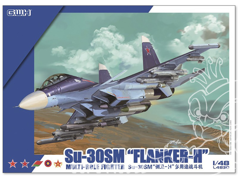 Great Wall Hobby maquette avion L4830 Sukhoi Su-30SM "Flanker H" Chasseur multi missions 1/48