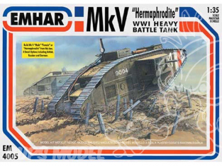 EMHAR maquette militaire 4005 MkIV Hermaphrodite WWI 1/35