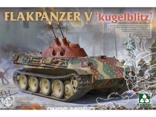 Takom maquette militaire 2150 Flakpanzer V "Kugelblitz" 1/35
