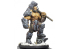 Yedharo Models figurine résine 1337 Orc Champion V2 Echelle 30mm