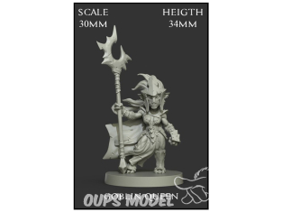 Yedharo Models figurine résine 1023 Reine goblin Echelle 30mm