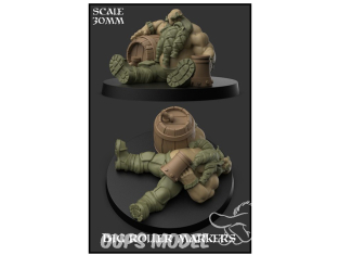 Yedharo Models figurine résine 0651 Grands marqueurs à rouleaux Echelle 30mm