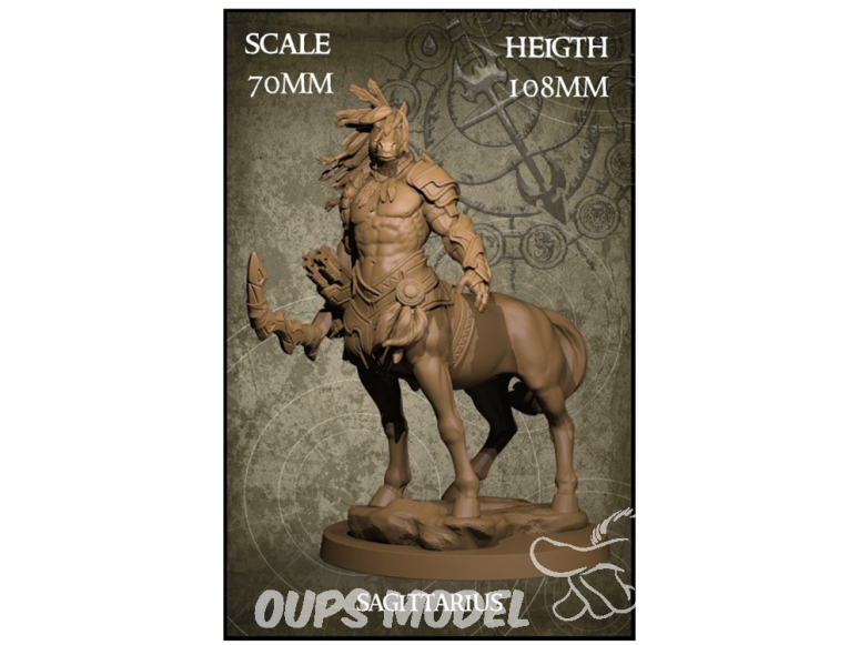 Yedharo Models figurine résine 0071 Zodiaque Sagittaire echelle 70mm