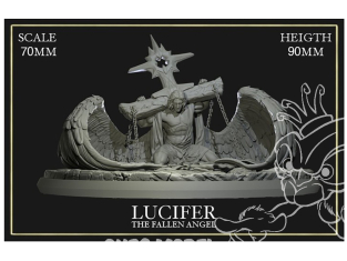 Yedharo Models figurine résine 0576 Lucifer l'ange déchu Echelle 70mm