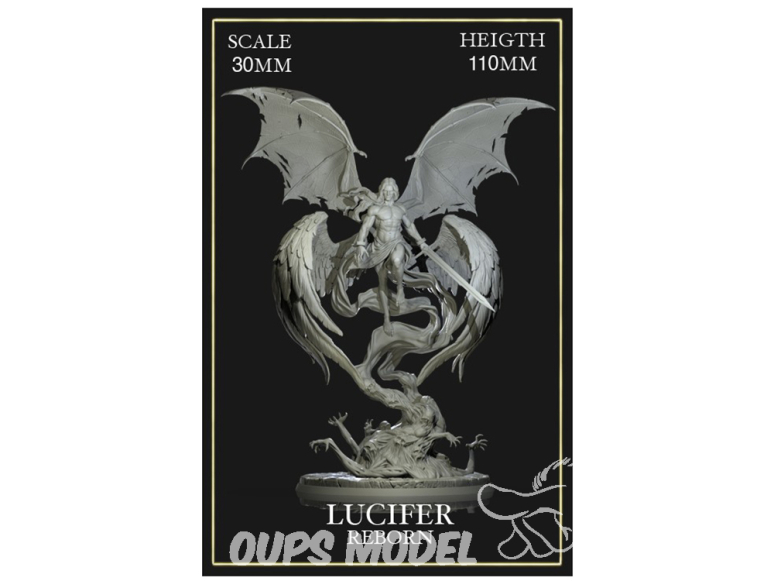 Yedharo Models figurine résine 0590 Renaissance de Lucifer Echelle 30mm