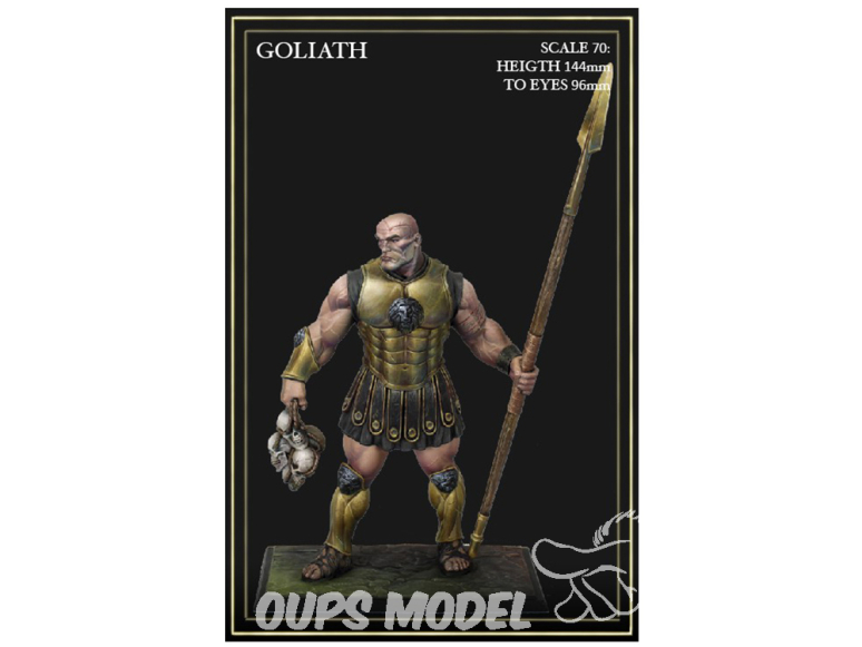 Yedharo Models figurine résine 1672 Goliath Echelle 70mm