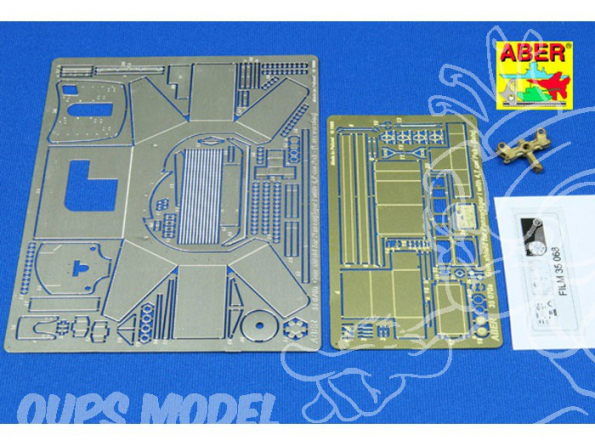 Aber 35070 Blindage de canon pour Panzerjager I Late version 1/35