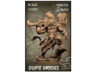 Yedharo Models figurine résine 0460 Zodiaque Lion echelle 70mm