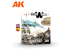 Ak Interactive livre AK4906 WORN ART COLLECTION ISSUE 04 CAMOUFLAGE en Anglais et Español