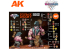 Ak interactive peinture acrylique 3G Set AK11769 CRUSHER DWARF SET DE DÉMARRAGE WARGAME 14 COULEURS ET 1 FIGURE