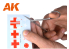 AK interactive outillage ak9310 CISEAUX DROITS DECALQUES ET PAPIER SPÉCIAUX