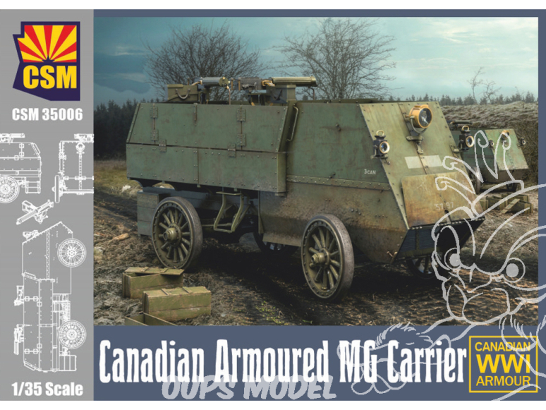 Copper State Models maquettes militaire 35006 Voiture de transport blindée Canadienne MG 1/35