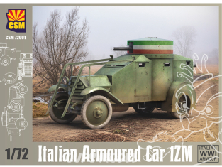 Copper State Models maquettes militaire 72001 Voiture blindée italienne 1ZM 1/72