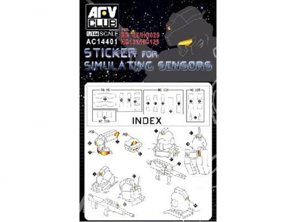 afv club stiker ac14401STICKERS pour la simulation de capteurs 1/144