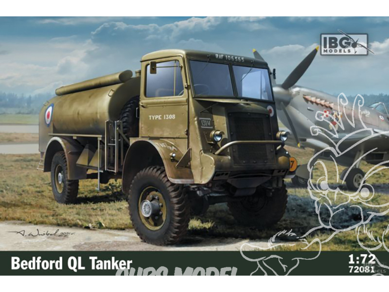 IBG maquette militaire 72081 Bedford QL Citerne 1/72