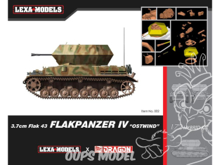 Dragon maquette militaire 002 Lexa Models 3.7cm FlaK 43 Flakpanzer IV "Ostwind" 1/72