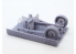 FC MODEL TREND accessoire résine 37019 Canon US M3 37mm Gun 1/35