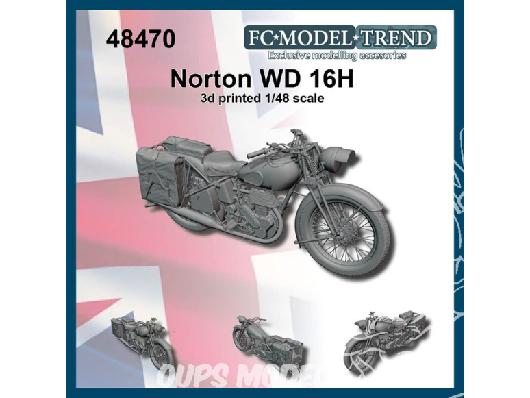 FC MODEL TREND maquette résine 48470 Norton WD 16H 1/48