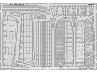 Eduard photodécoupe avion 32478 Volets d'atterrissage Yak-9T Icm 1/32