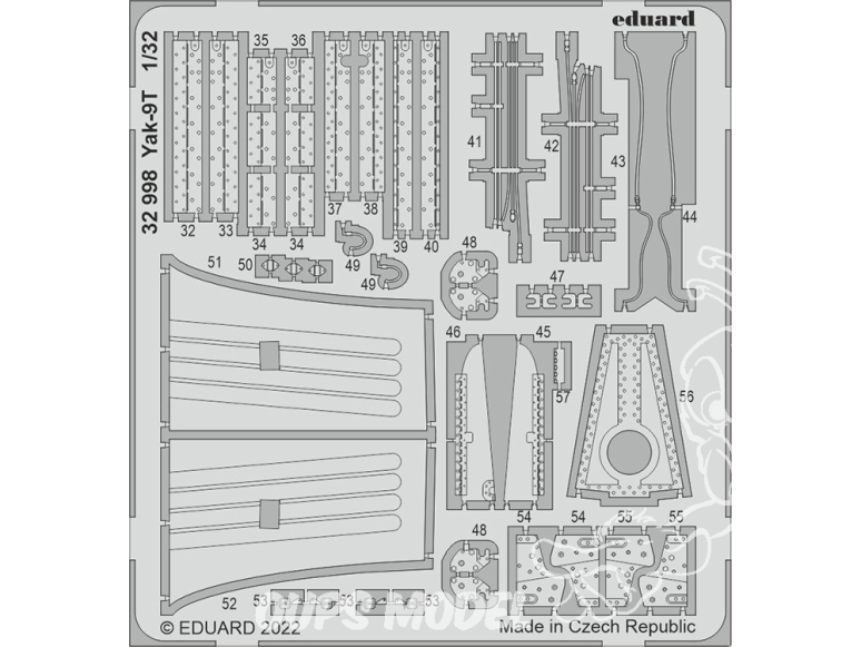 [ICM] 1/32 - Yakovlev Yak-9T – René CHALLE – Régiment Normandie-Niemen –  (yak9) Eduard-photodecoupe-avion-32998-amelioration-yak-9t-icm-132