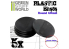 Green Stuff 507743 Socles Plastiques ROND 60 mm Noir