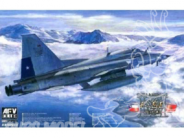 AFV maquette avion ar48s02 NORTHROP F5 E FORCES AERIENNES ROYALES MAROCAINES et FORCES AERIENNES CHILIENNES 1.48
