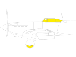 Eduard Express Mask EX890 Yak-9D TFace Zvezda 1/48
