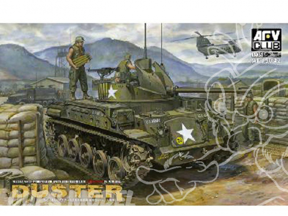 Afv Club maquette militaire 35042 US M42A1 "DUSTER" TANK (version Vietnam) 1/35