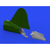Eduard kit d'amelioration avion brassin Print 648772 Roulette de queue A6M2 Zero Eduard 1/48