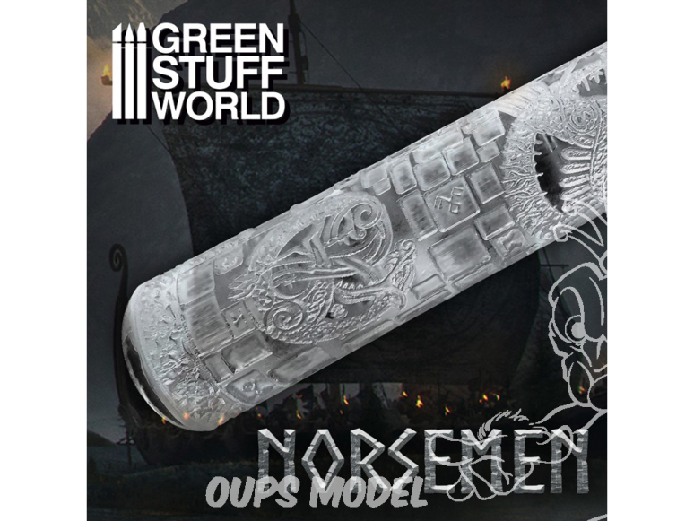 Green Stuff 507705 Rouleaux texturés Norsemen