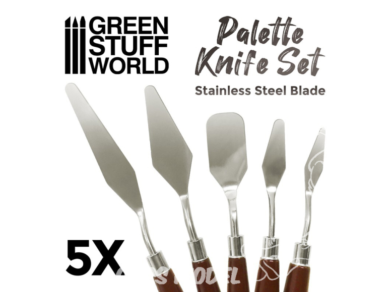 Green Stuff 504650 Spatules à peinture et sculpter